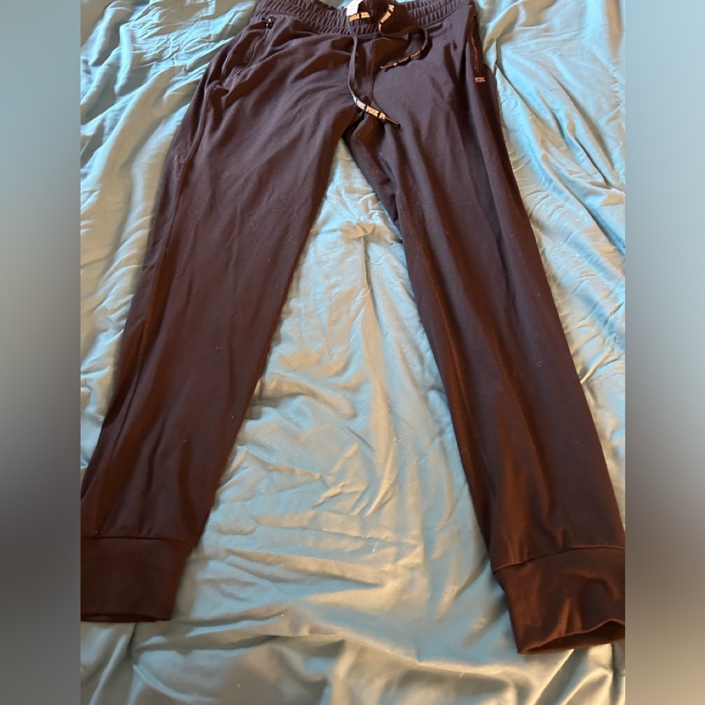 Pink- nwt - black joggers